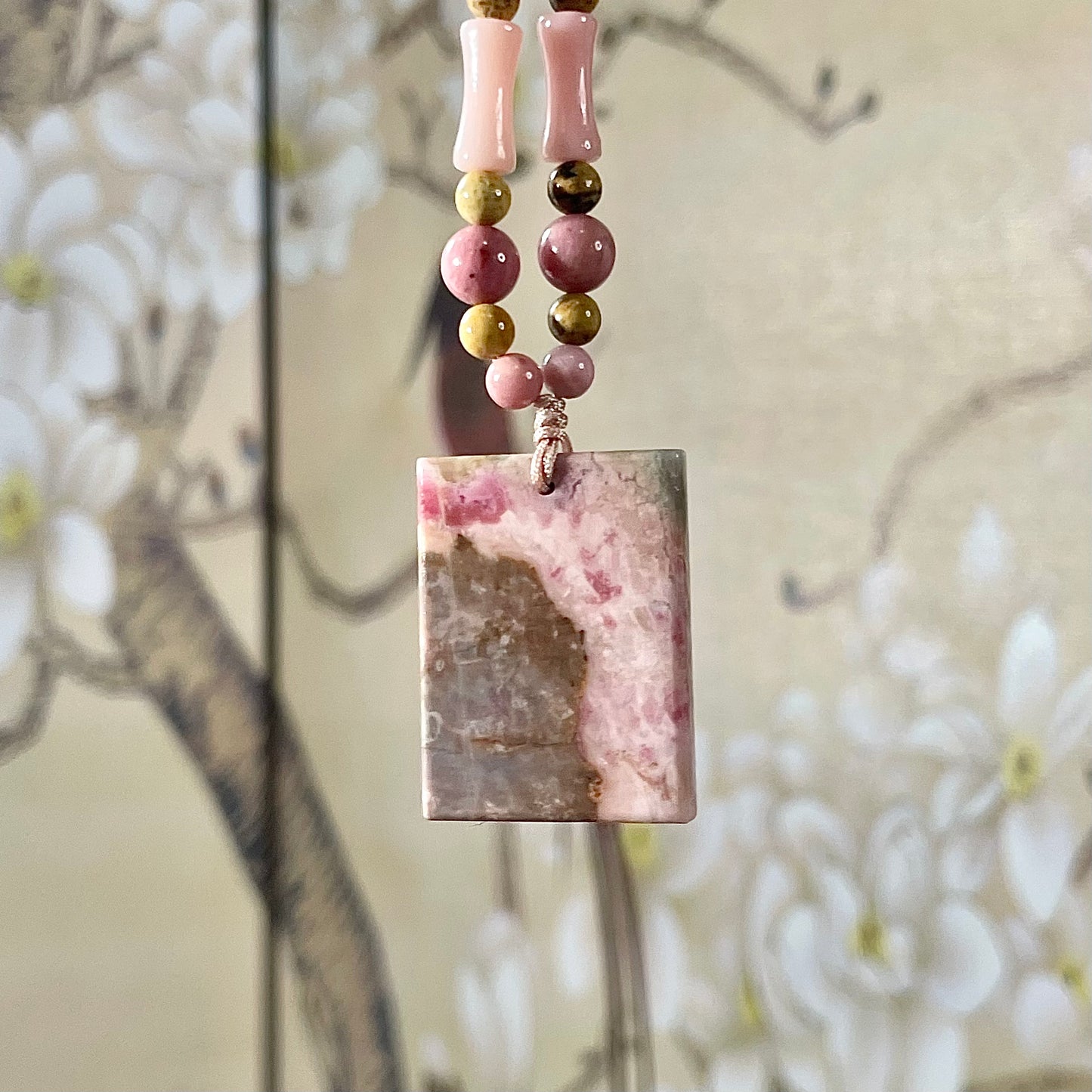 Rose Petalite "Wu Shi Pai" Pendant – One and Only